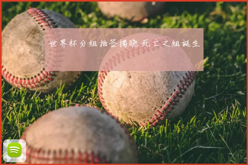 世界杯分组抽签揭晓 死亡之组诞生